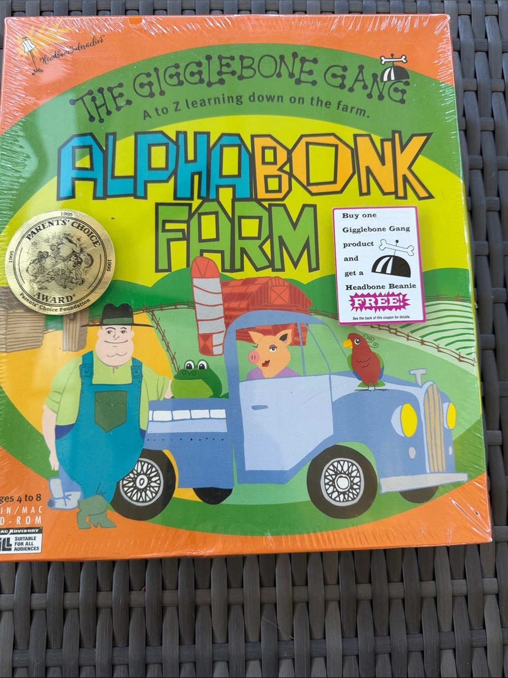 Alphabonk Farm - Kids Educational Toy (Green/Blue)